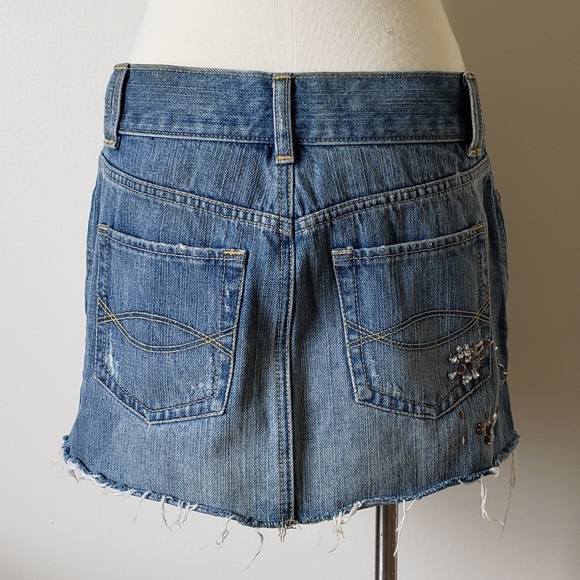 Abercrombie & Fitch Embellished Denim Skirt - Picture 4 of 5